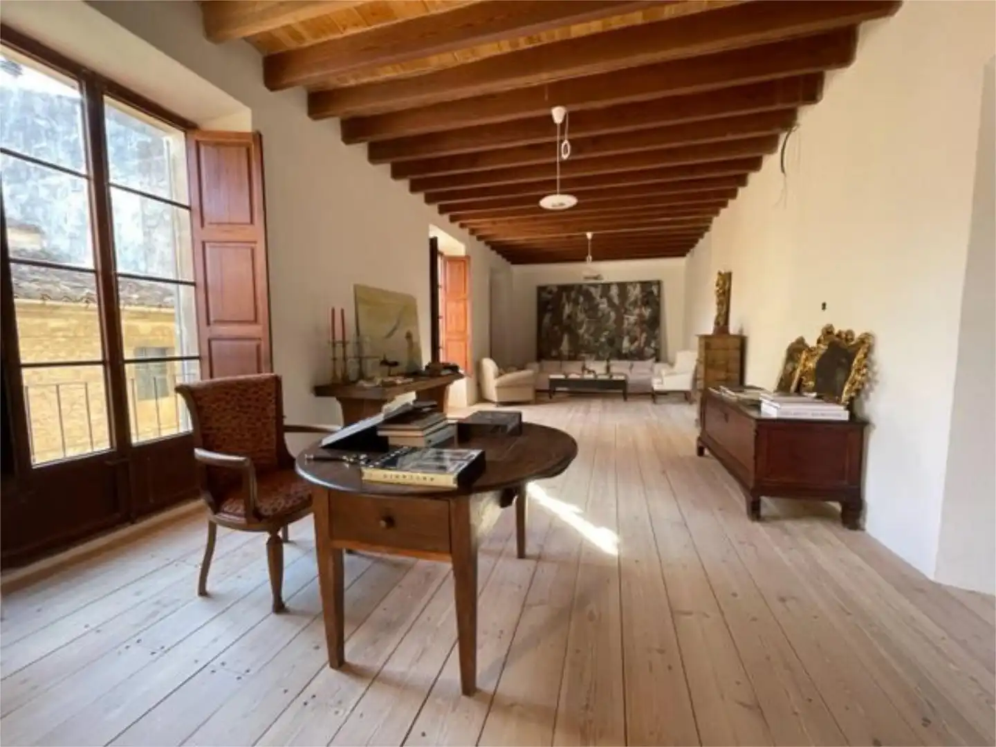 Living room of Detached homes for sale in Porreres  with Air Conditioner, Terrace and Balcony