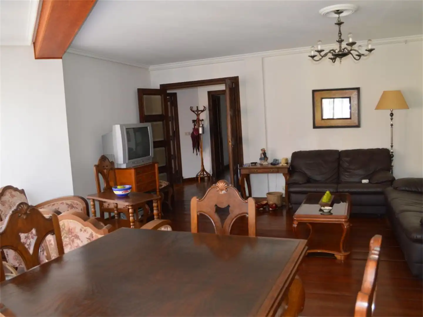 Living room of Flat for sale in Villacarriedo  with Heating, Parquet flooring and Storage room