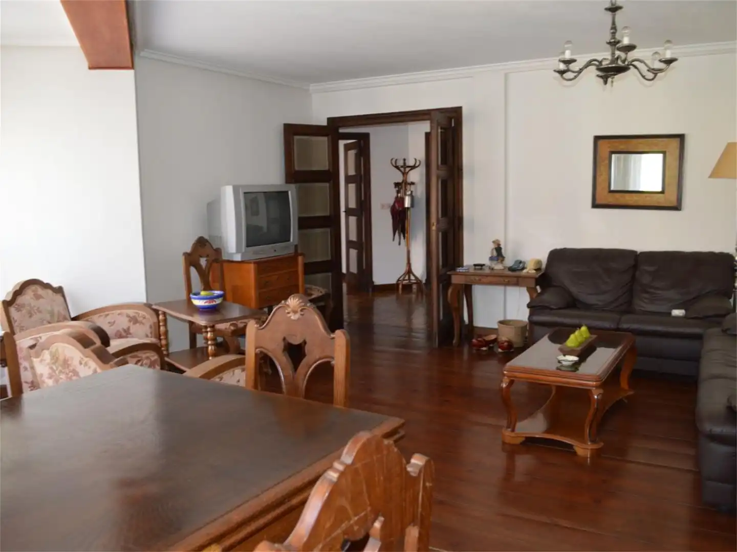 Living room of Flat for sale in Villacarriedo  with Heating, Parquet flooring and Storage room