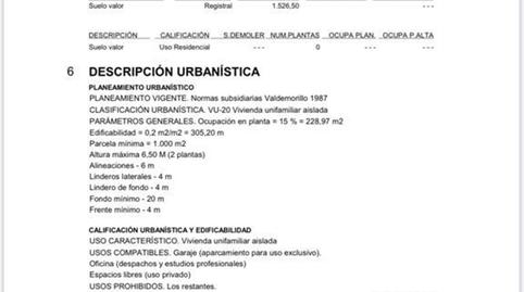 Photo 2 of Constructible Land for sale in Avenida Rosales, 2, Mojadillas - Parque de las Infantas - El Paraiso, Madrid