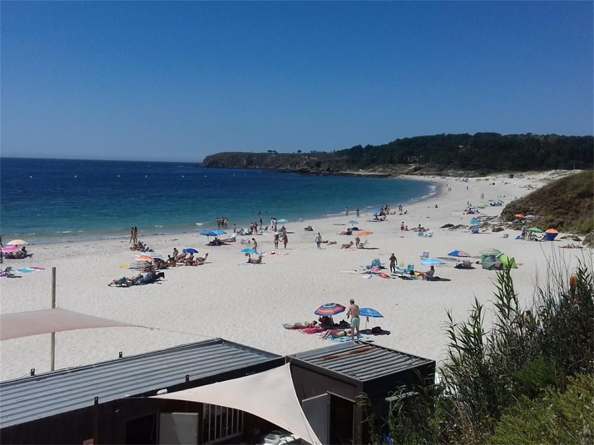 Exterior view of Country house to rent in Sanxenxo  with Heating, Private garden and Furnished