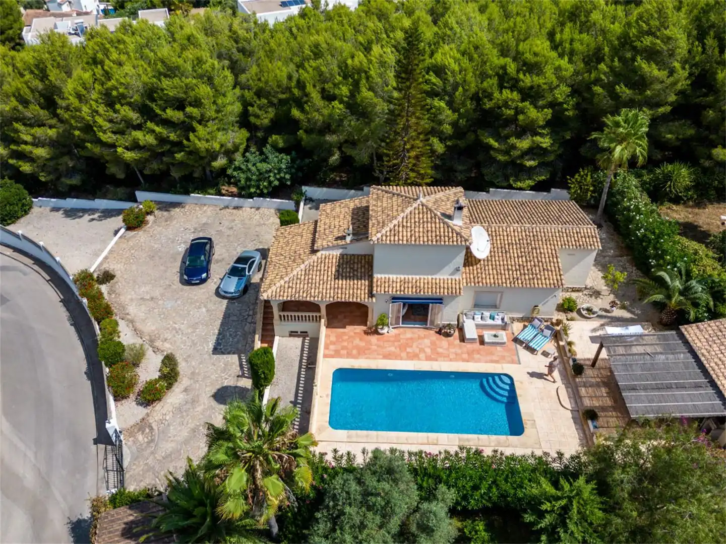 Houses for sale in Calle Platón, 13, Partides comunes - Adsubia Exterior view of Houses for sale in Jávea / Xàbia with Air Conditioner, Heating and Swimming Pool