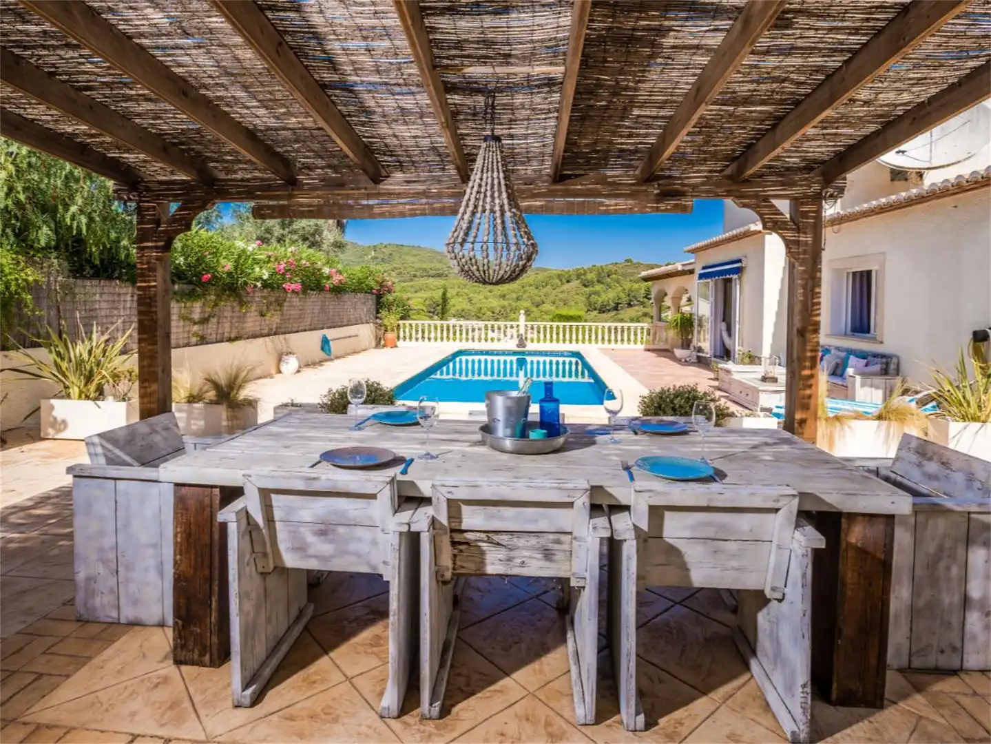 Houses for sale in Calle Platón, 13, Partides comunes - Adsubia Garden of Houses for sale in Jávea / Xàbia with Air Conditioner, Heating and Swimming Pool
