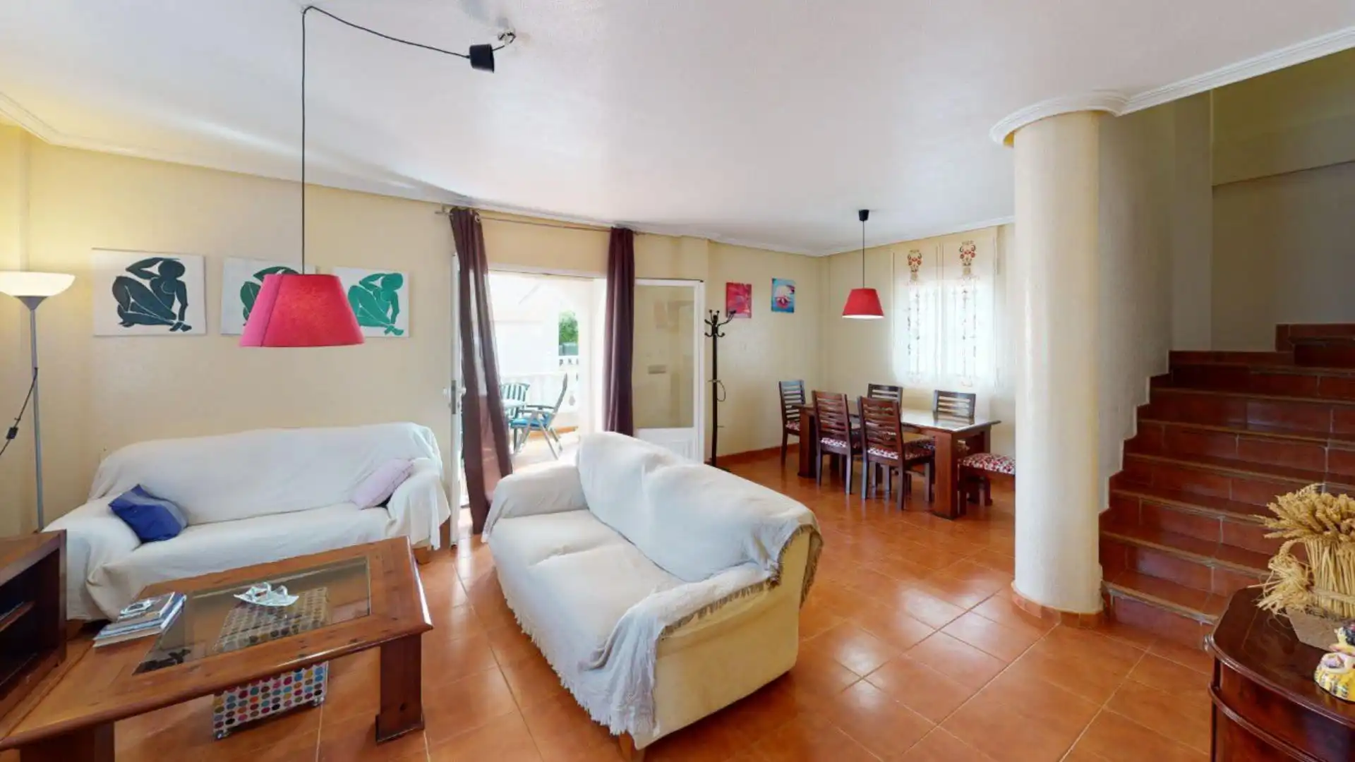 Sala de estar de Casa o chalet en venta en Orihuela con Aire acondicionado, Terraza y Piscina