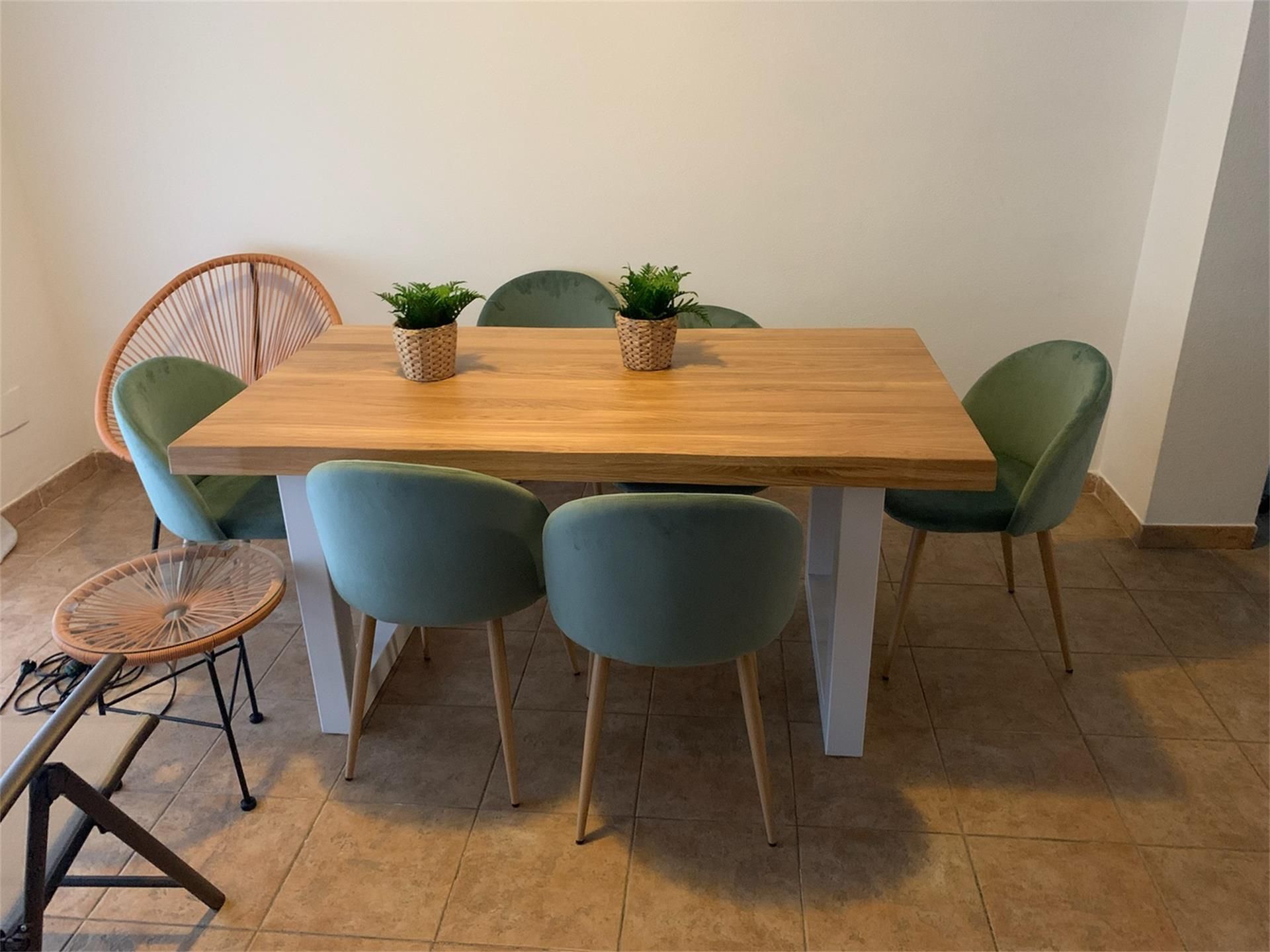 Menjador de Apartament de lloguer en Salou amb Aire condicionat, Calefacció i Rentadora