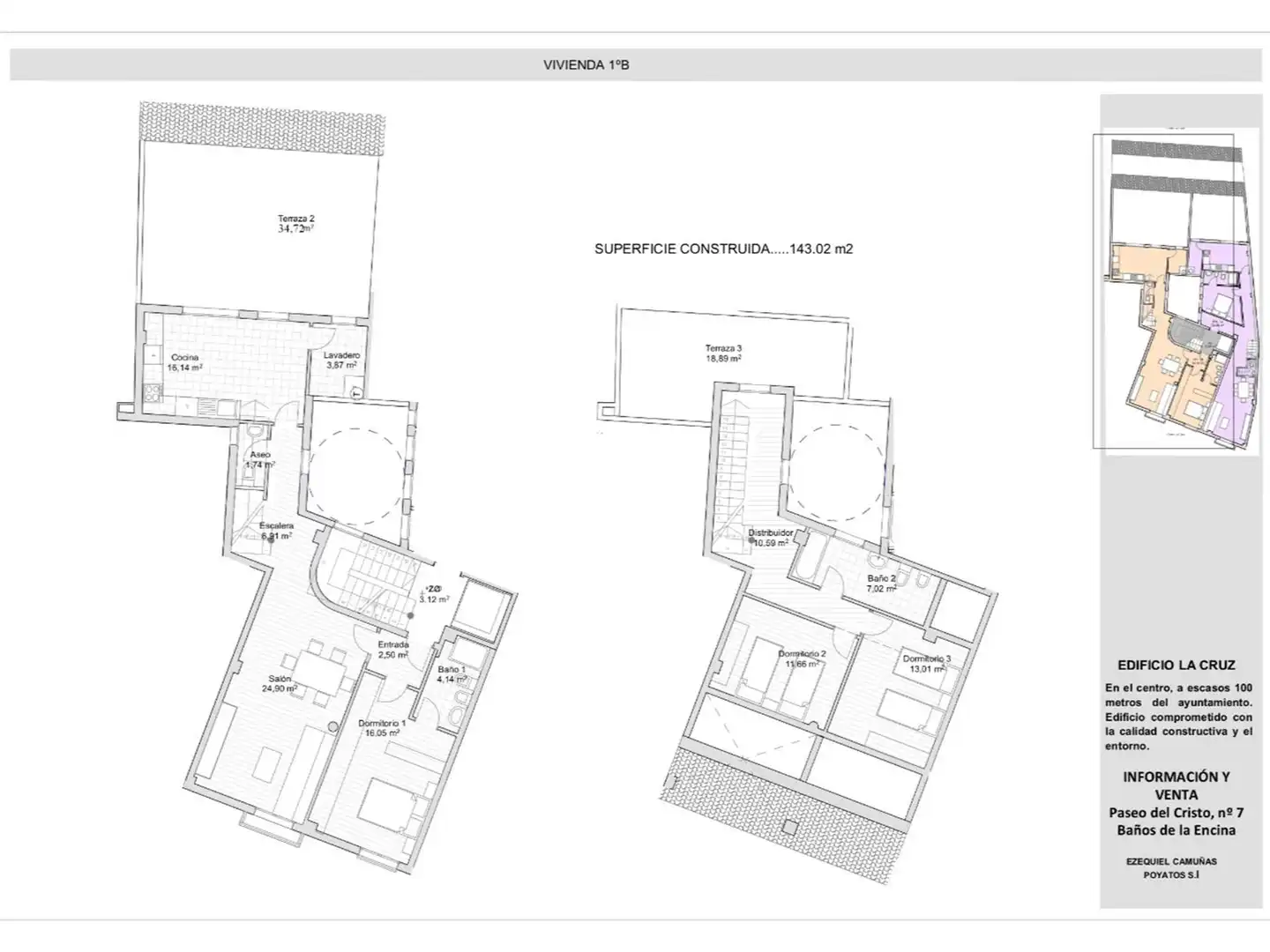 Piso en venta en Calle La Cruz, 24, Baños de la Encina Piso en venta en Baños de la Encina con Terraza, Trastero y Parking comunitario