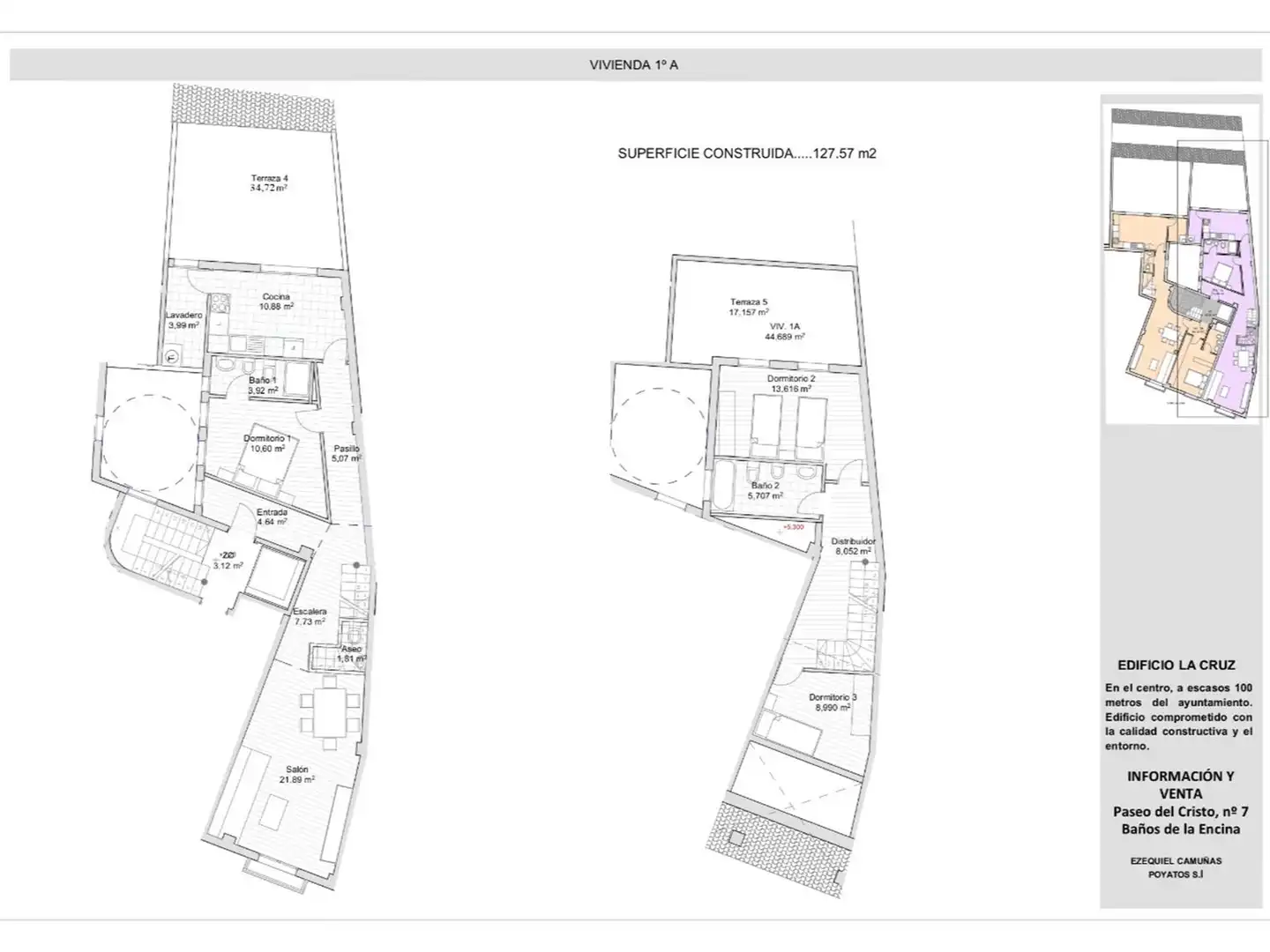 Piso en venta en Calle La Cruz, 24, Baños de la Encina Piso en venta en Baños de la Encina con Terraza, Trastero y Parking comunitario