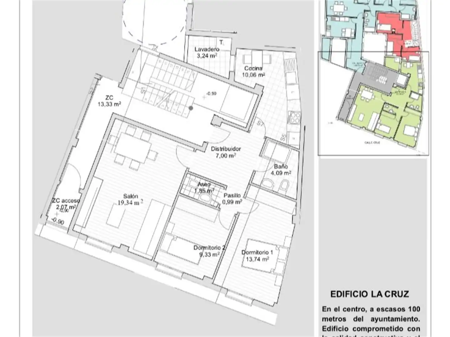 Piso en venta en Calle La Cruz, 24, Baños de la Encina Piso en venta en Baños de la Encina con Terraza, Trastero y Parking comunitario