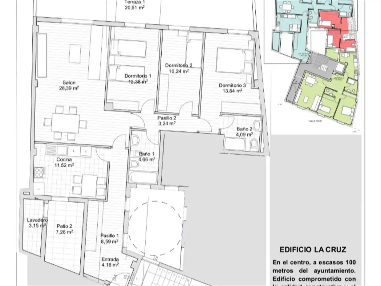 Piso en venta en Calle La Cruz, 24, Baños de la Encina Piso en venta en Baños de la Encina con Terraza, Trastero y Parking comunitario
