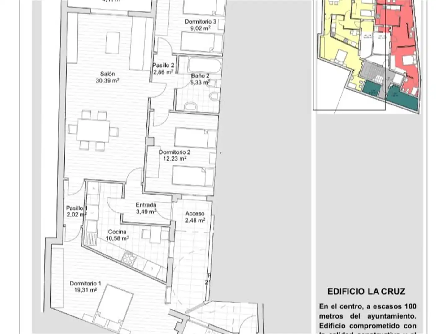Piso en venta en Calle La Cruz, 24, Baños de la Encina Piso en venta en Baños de la Encina con Terraza, Trastero y Parking comunitario