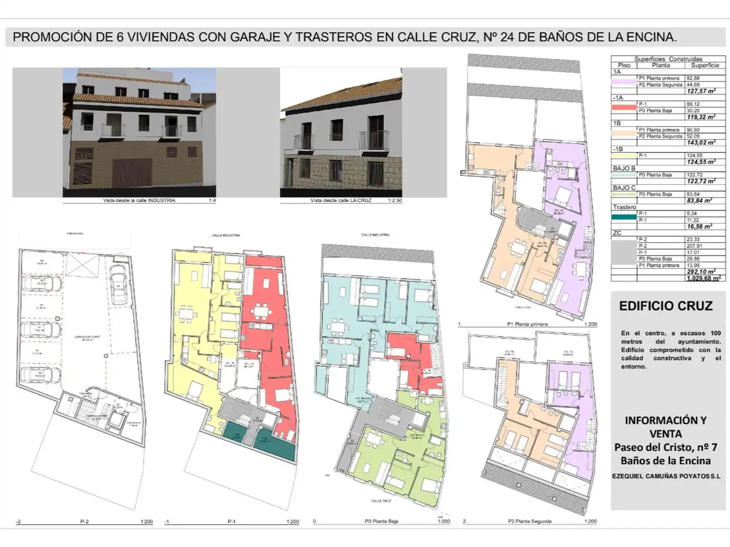 Piso en venta en Calle La Cruz, 24, Baños de la Encina Vista exterior de Piso en venta en Baños de la Encina con Terraza, Trastero y Parking comunitario