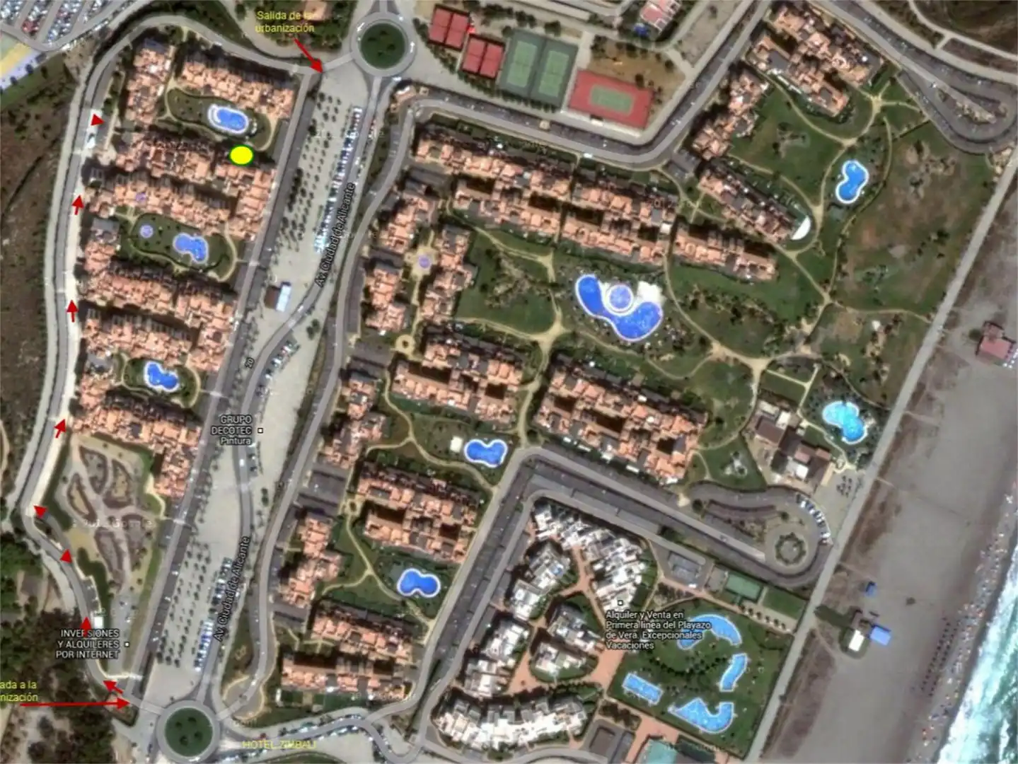 Apartament en venda a Avenida Ciudad de Alicante, El Playazo Vista exterior de Apartament en venda en Vera amb Aire condicionat, Terrassa i Balcó