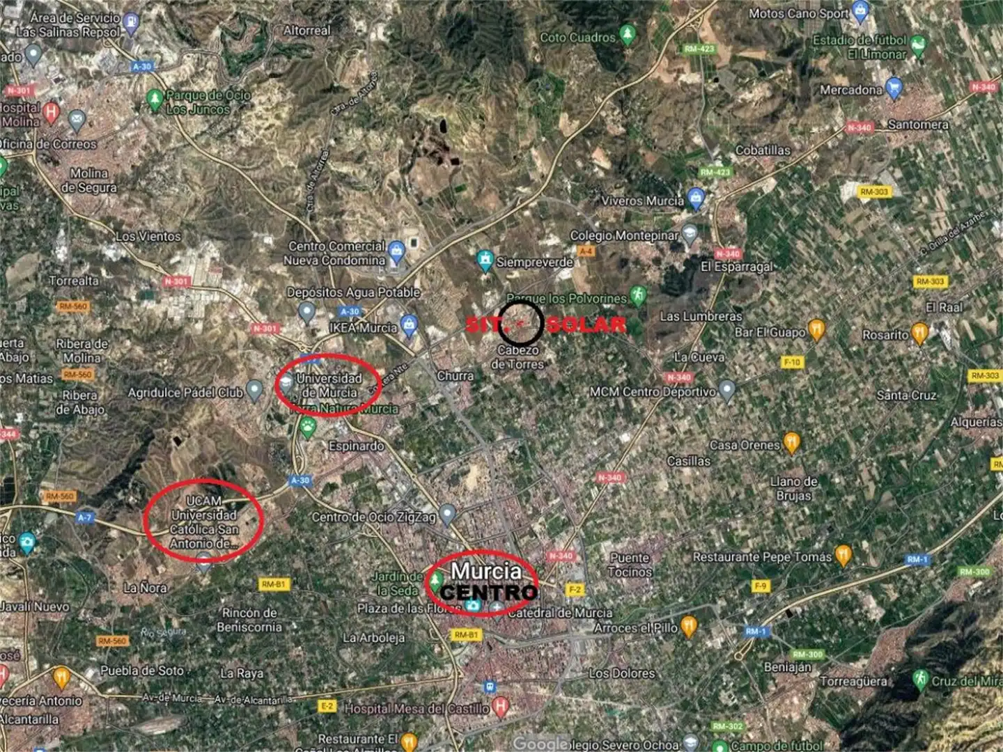 Land for sale in Calle Pintor Sobejano, San Andrés - San Antolín Land for sale in Murcia