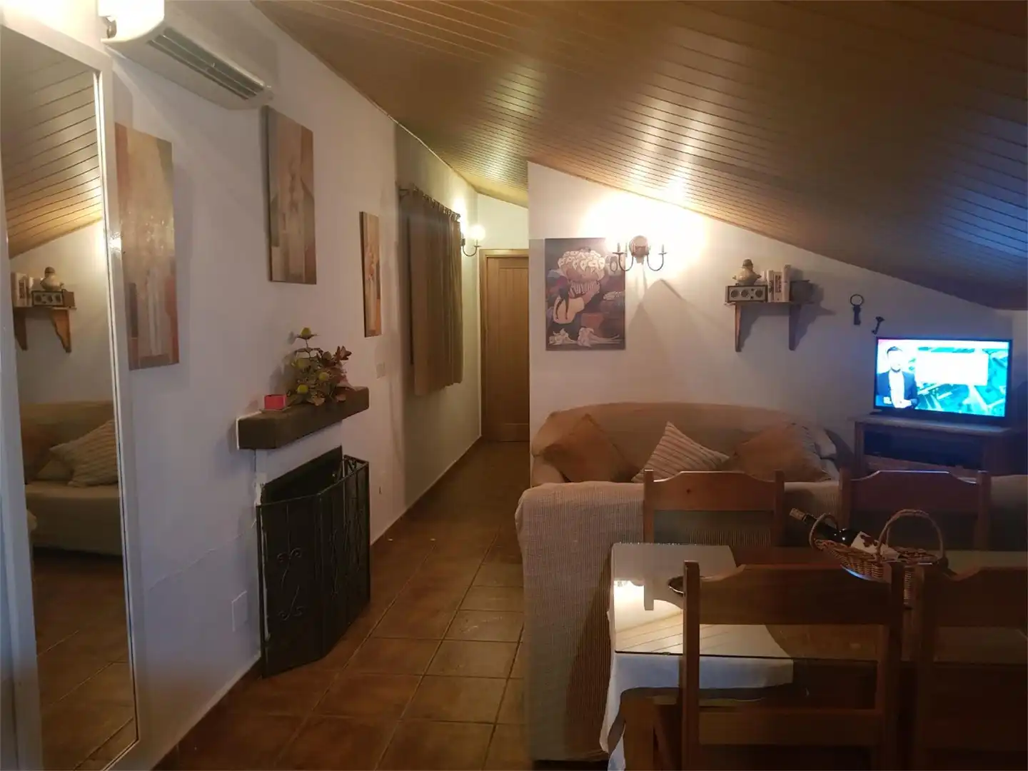 Attic for sale in Calle Triana, Cuevas del Campo Living room of Attic for sale in Cuevas del Campo with Air Conditioner, Heating and Terrace