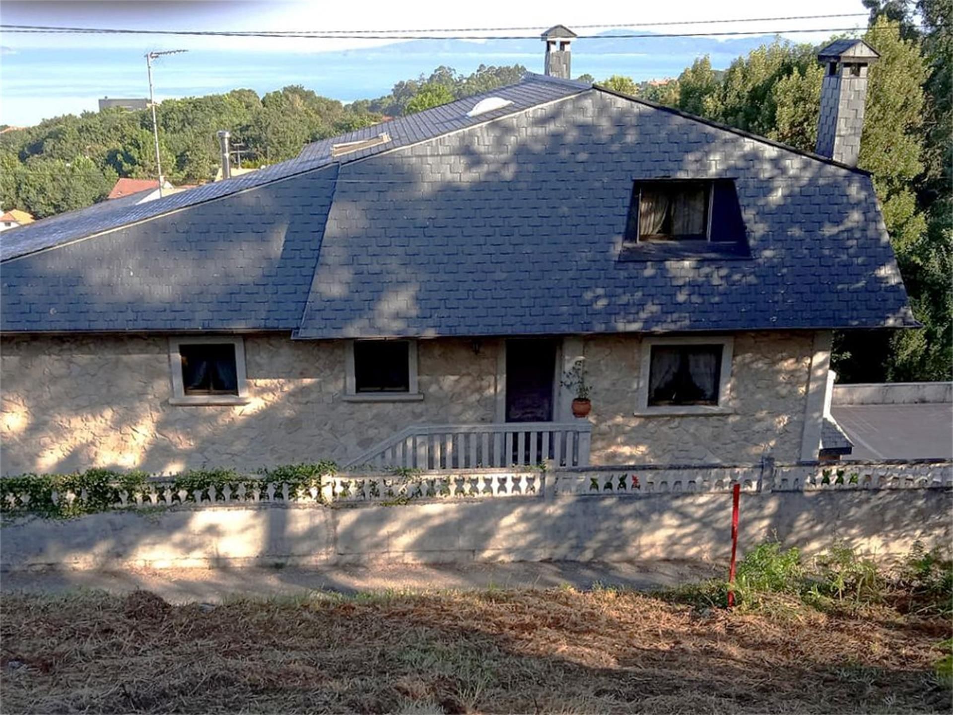 Exterior view of House or chalet for sale in Nigrán  with Terrace, Swimming Pool and Balcony
