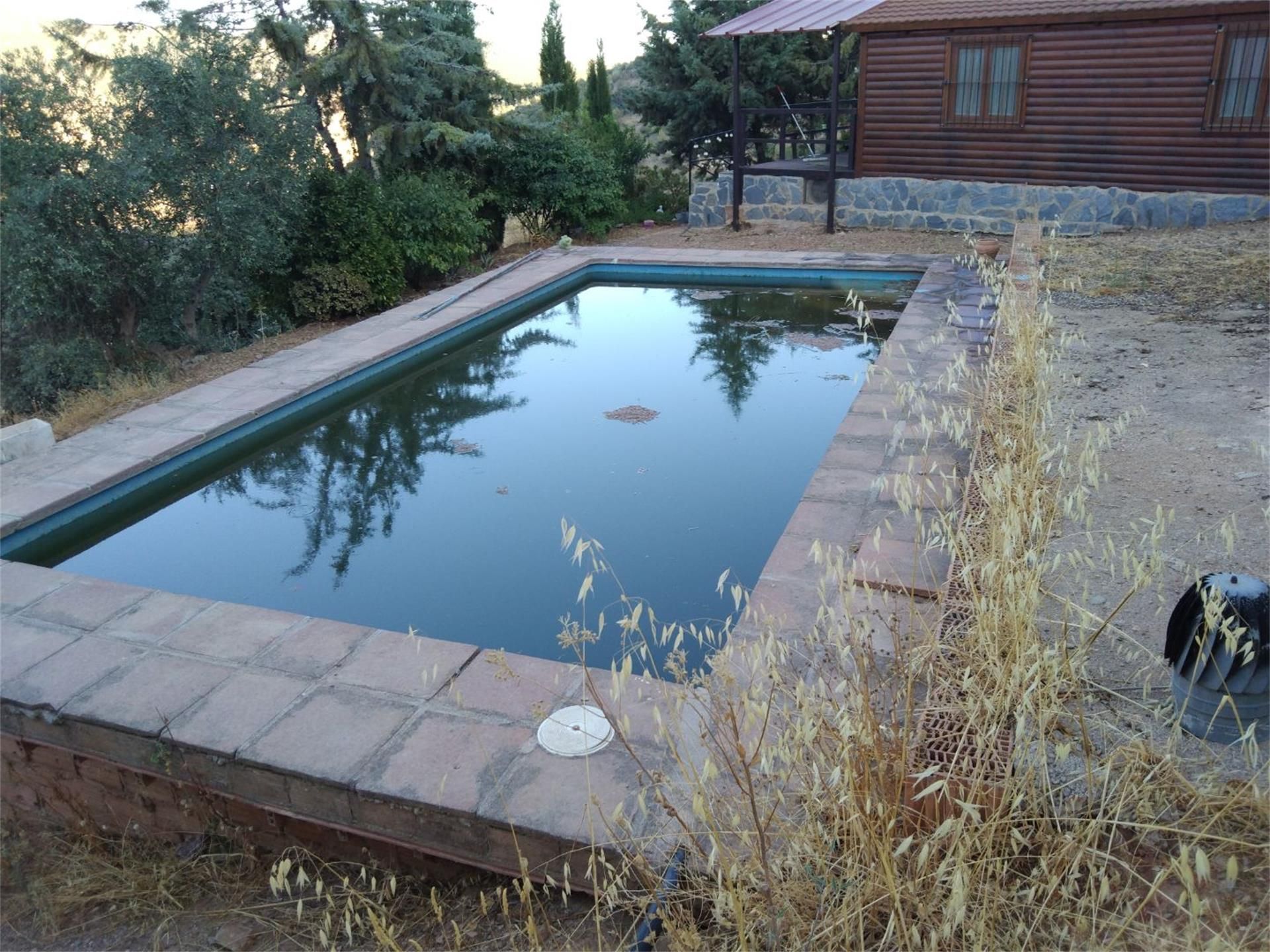 Schwimmbecken von Wohnung zum verkauf in Carratraca mit Privatgarten, Schwimmbad und Möbliert