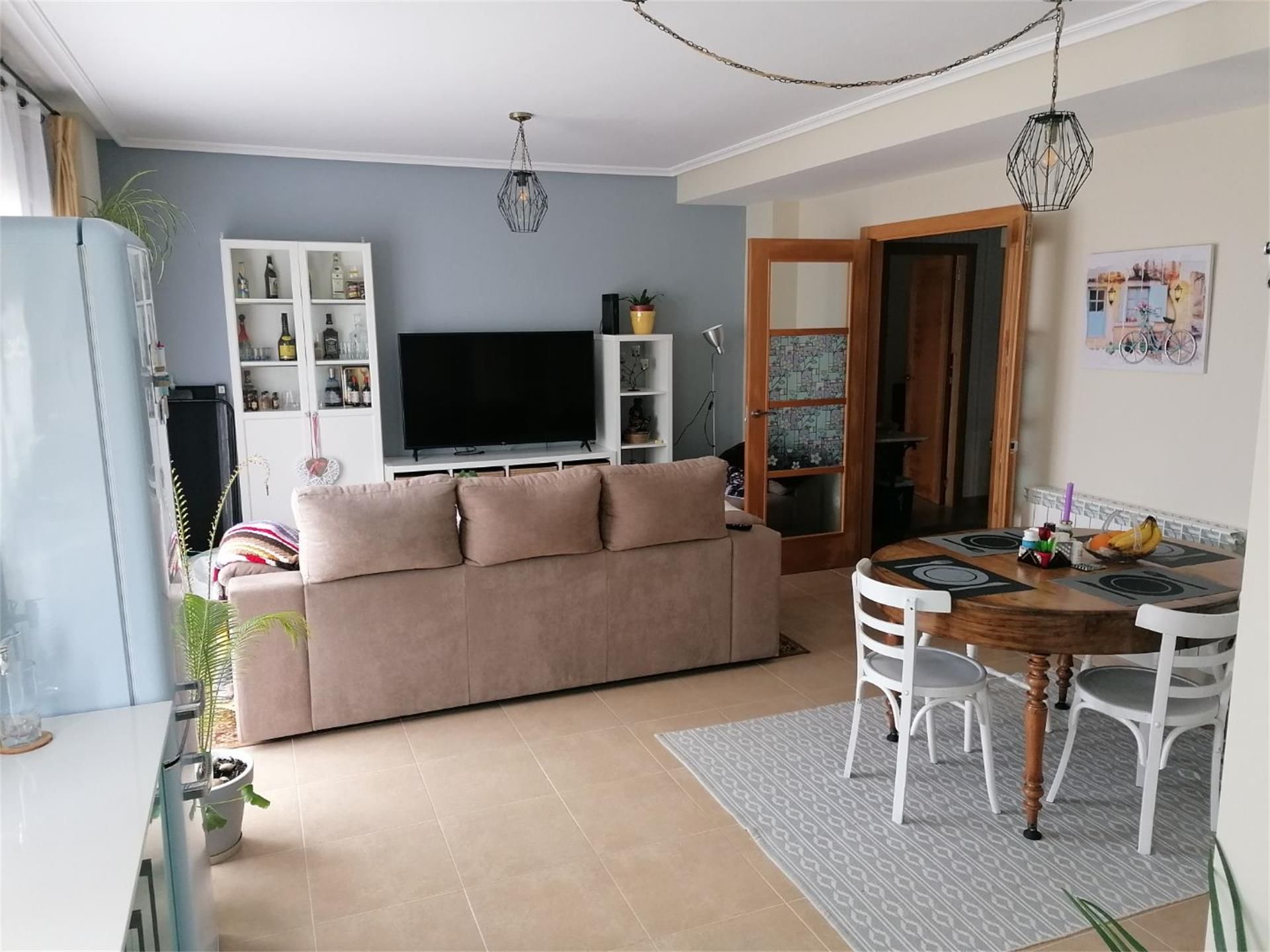 Sala de estar de Piso en venta en Foz con Calefacción, Jardín privado y Terraza