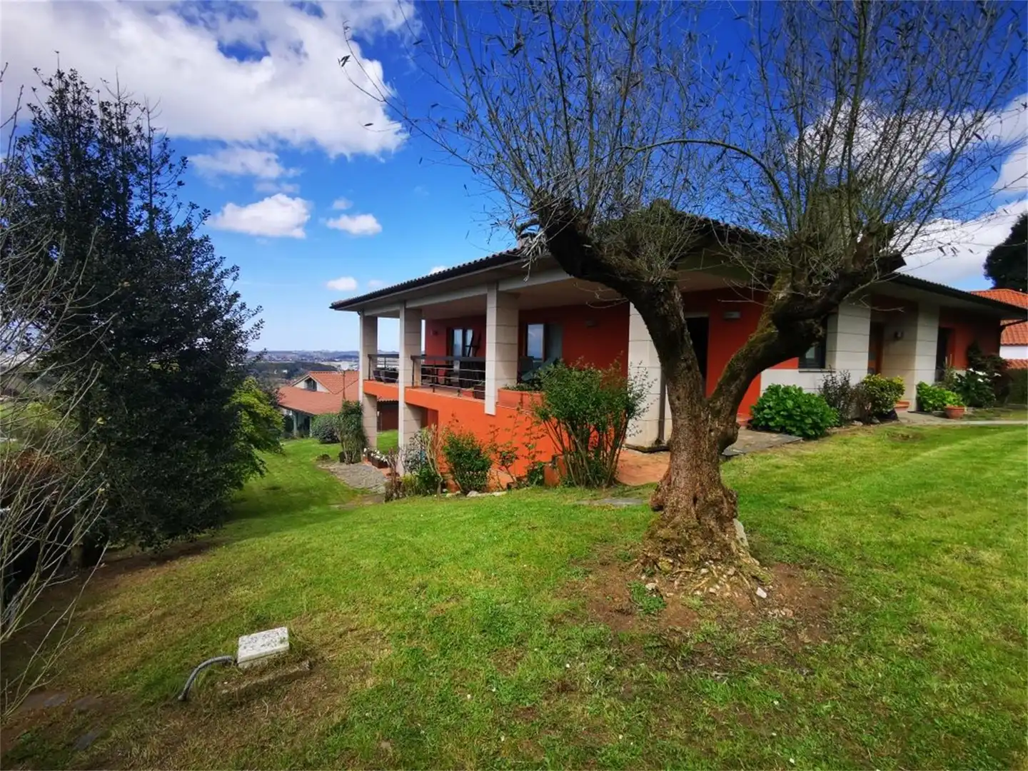 Vista exterior de Casa o chalet en venta en Siero con Terraza