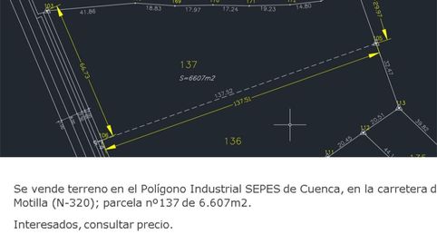 Foto 5 de Terreno en venta en Polígono Industrial Crta. Motilla, 136, Reyes Católicos - Paseo San Antonio, Cuenca Capital