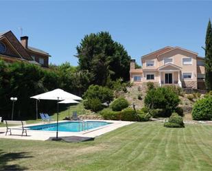 Garten von Haus oder Chalet miete in Ciudalcampo mit Terrasse, Schwimmbad und Balkon