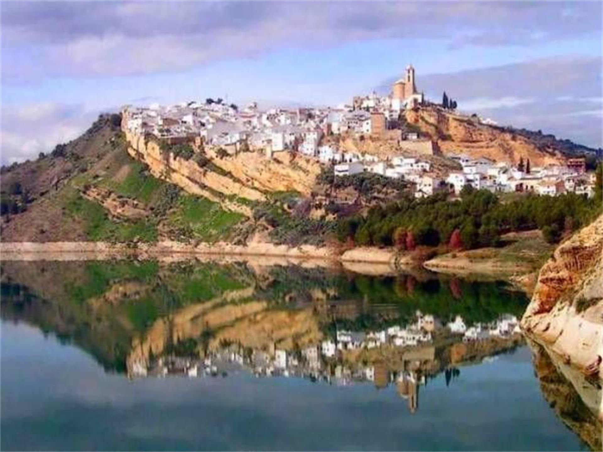 Exterior view of Flat for sale in Iznájar  with Terrace and Furnished