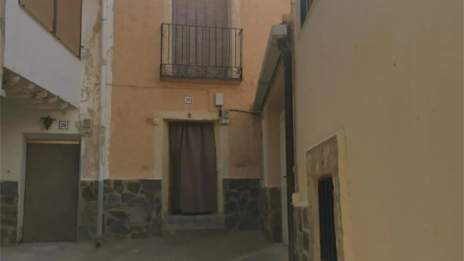 Vista exterior de Piso en venta en Santa María de Huerta con Amueblado