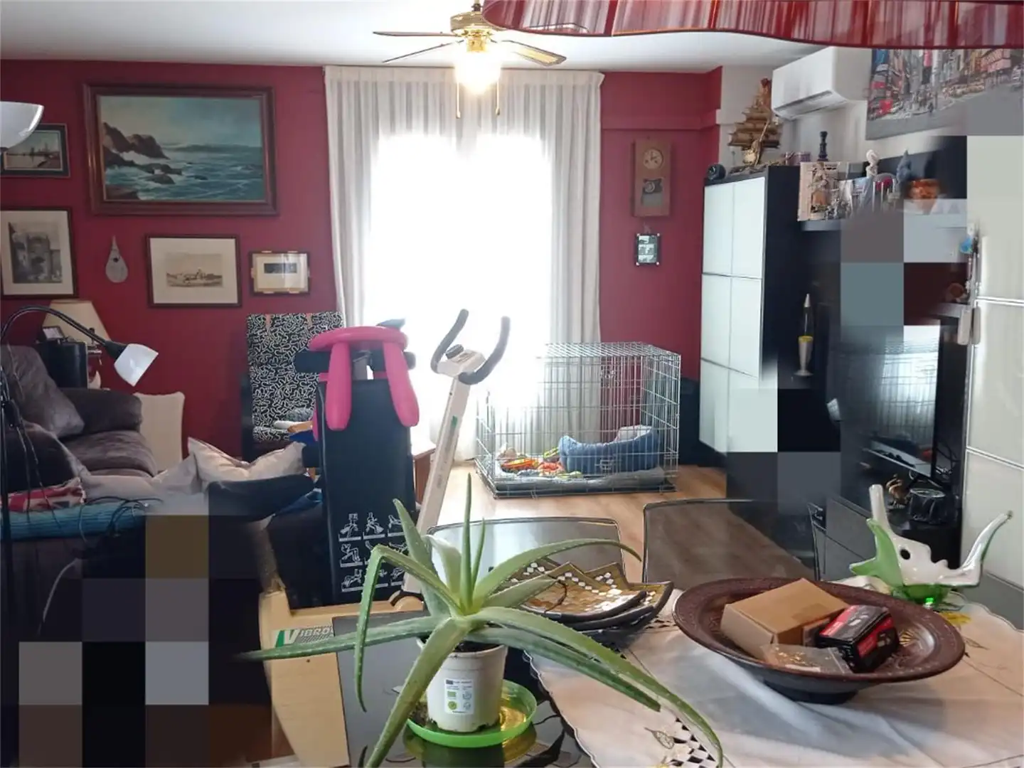 Wohnung zum Verkauf in Calle Alfredo Martín, 5, Santovenia de Pisuerga Wohnzimmer von Wohnung zum Verkauf in Santovenia de Pisuerga mit Klimaanlage und Balkon