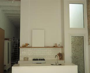 Kitchen of Single-family semi-detached for sale in  Barcelona Capital  with Air Conditioner and Terrace