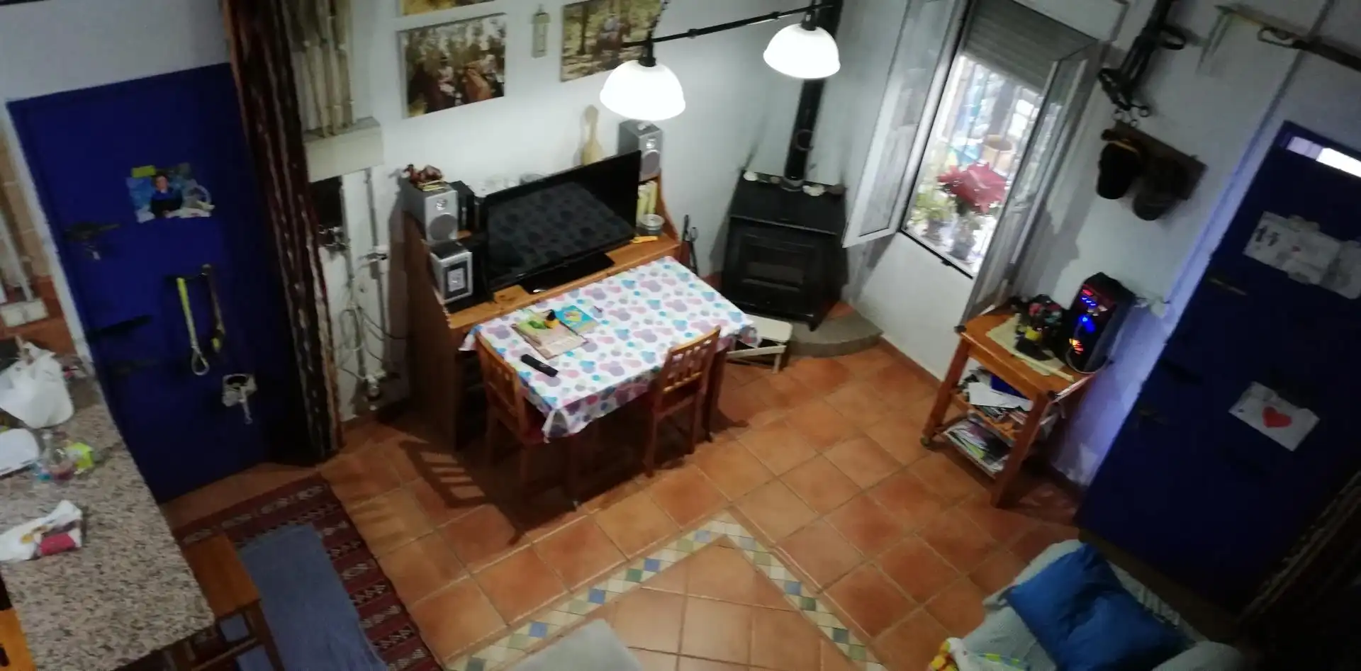 Cocina de Finca rústica en venta en Villanueva del Río y Minas con Aire acondicionado, Terraza y Piscina