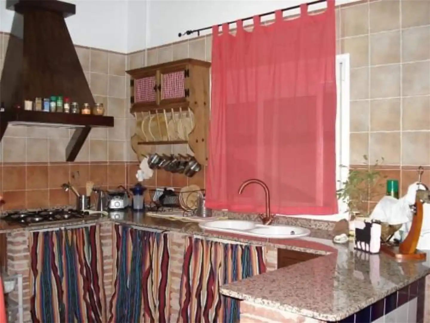 Cocina de Finca rústica en venta en Villanueva del Río y Minas con Aire acondicionado, Terraza y Piscina