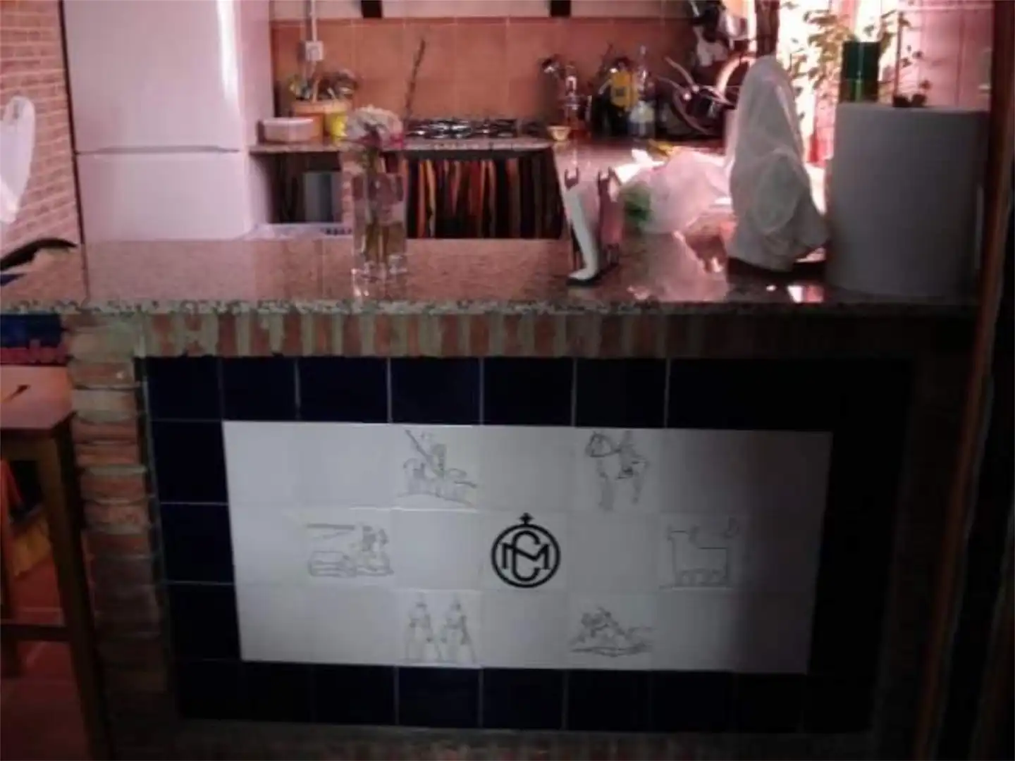 Cocina de Finca rústica en venta en Villanueva del Río y Minas con Aire acondicionado, Terraza y Piscina