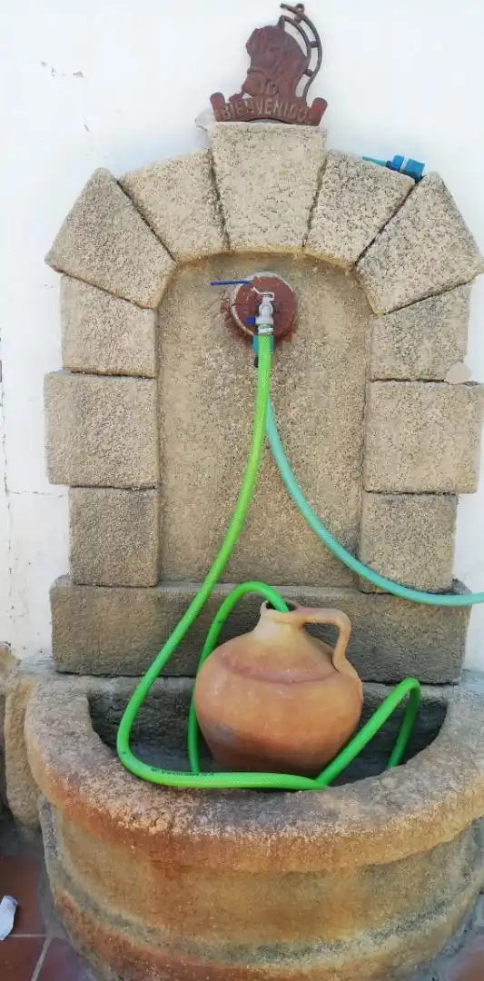 Jardín de Finca rústica en venta en Villanueva del Río y Minas con Aire acondicionado, Terraza y Piscina