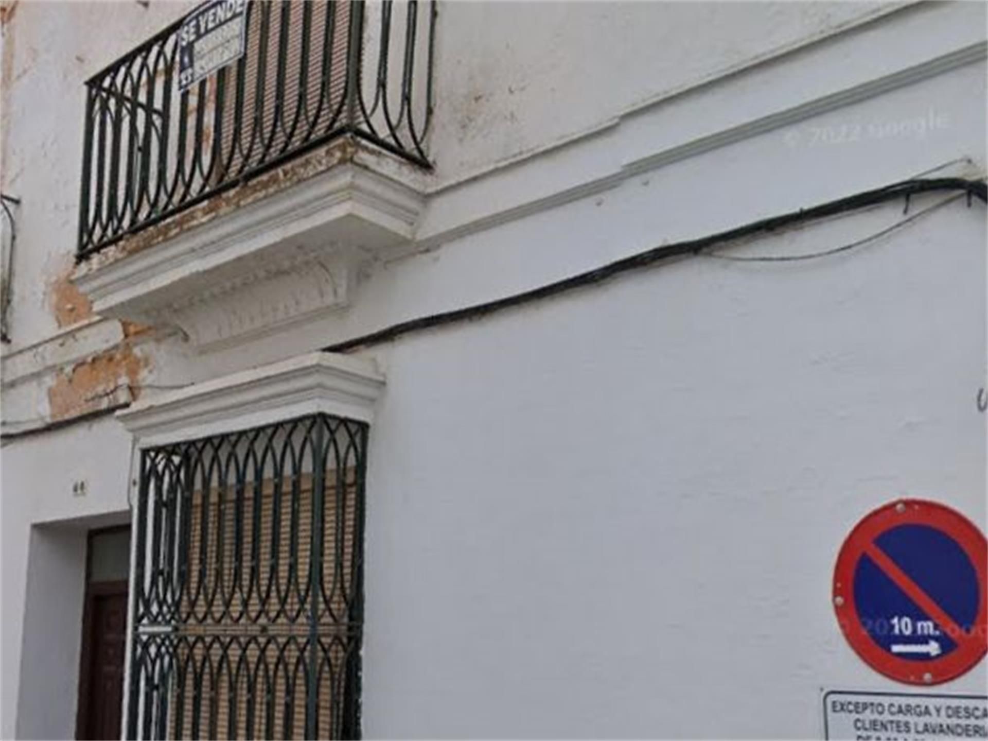 Vista exterior de Casa adosada en venda en Moguer amb Balcó