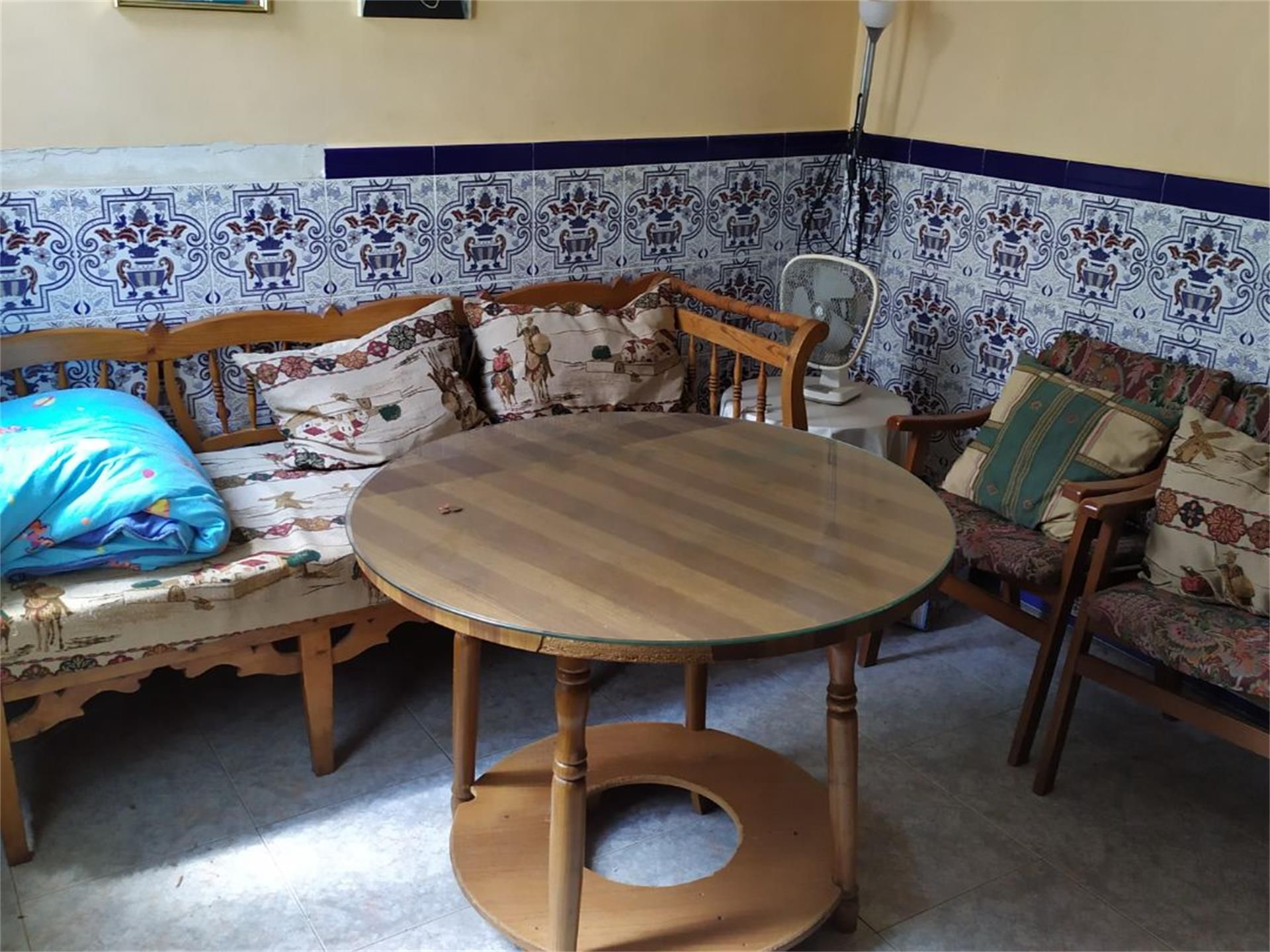 Menjador de Finca rústica en venda en Castellar de Santiago amb Terrassa