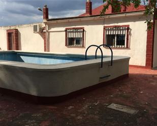 Schwimmbecken von Haus oder Chalet zum verkauf in La Font de la Figuera mit Klimaanlage, Terrasse und Schwimmbad