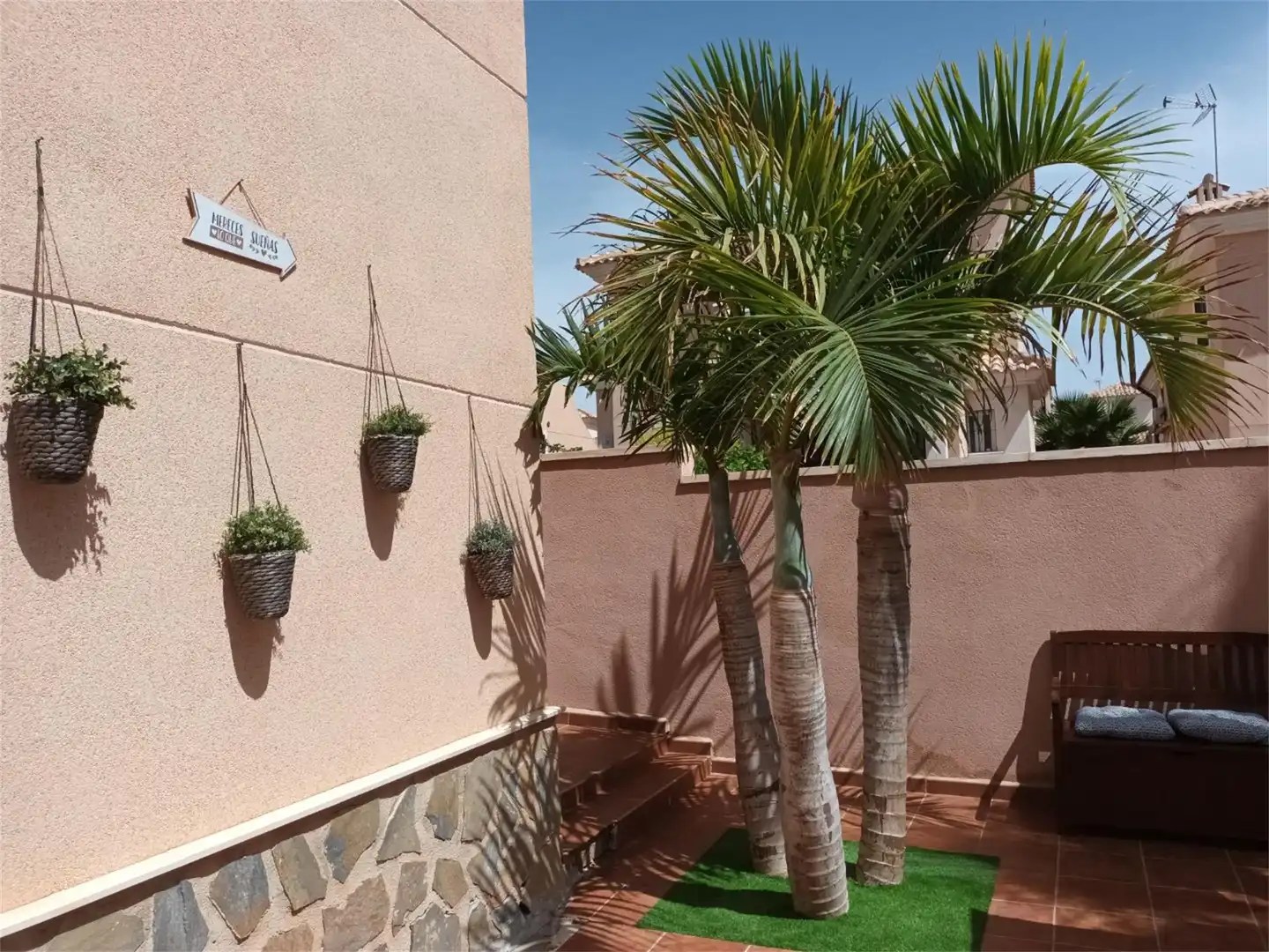 Terrassa de Casa o xalet en venda en Orihuela amb Aire condicionat, Jardí privat i Terrassa