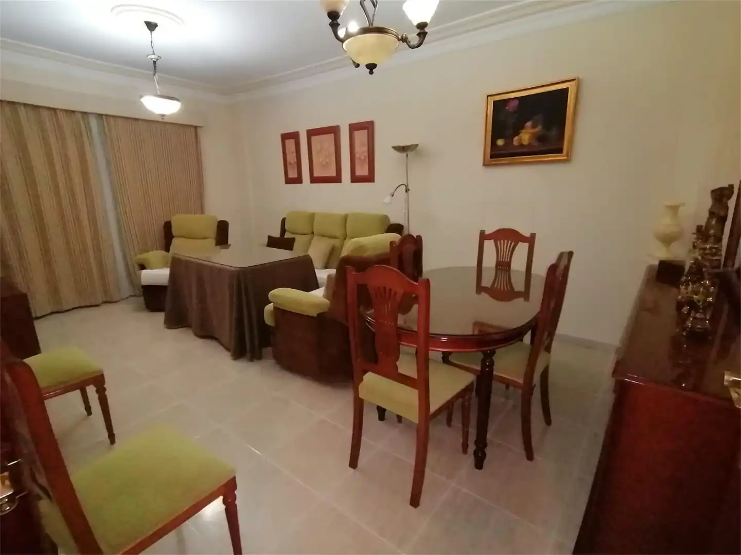 Flat for sale in Calle Federico García Lorca, 43, Castuera Dining room of Flat for sale in Castuera with Air Conditioner, Oven and Balcony