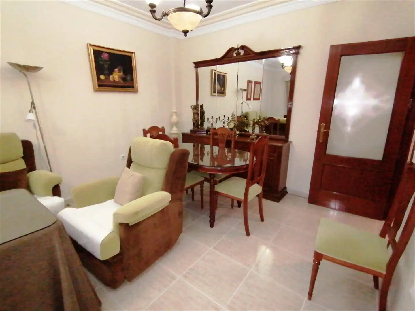 Flat for sale in Calle Federico García Lorca, 43, Castuera Dining room of Flat for sale in Castuera with Air Conditioner, Oven and Balcony