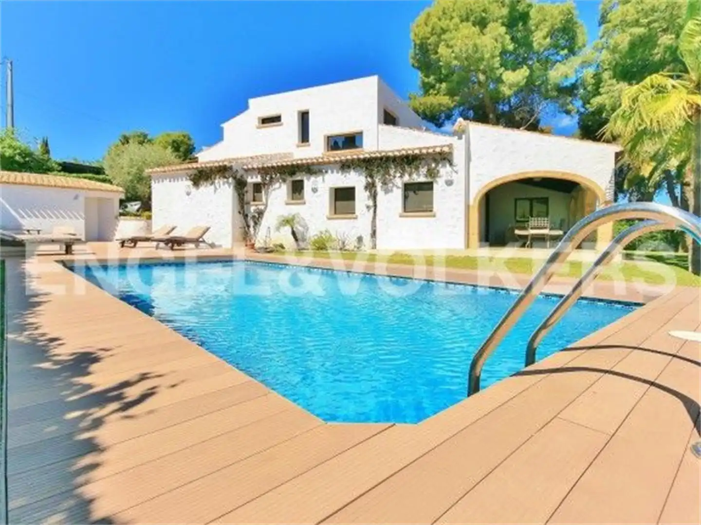 Piscina de Casa o chalet de alquiler en Jávea / Xàbia con Aire acondicionado, Calefacción y Jardín privado