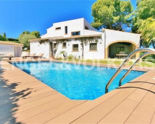 House or chalet to rent in Calle Sauce, Cap Martí - El Tossalet - Pinomar Swimming pool of House or chalet to rent in Jávea / Xàbia with Air Conditioner, Heating and Private garden