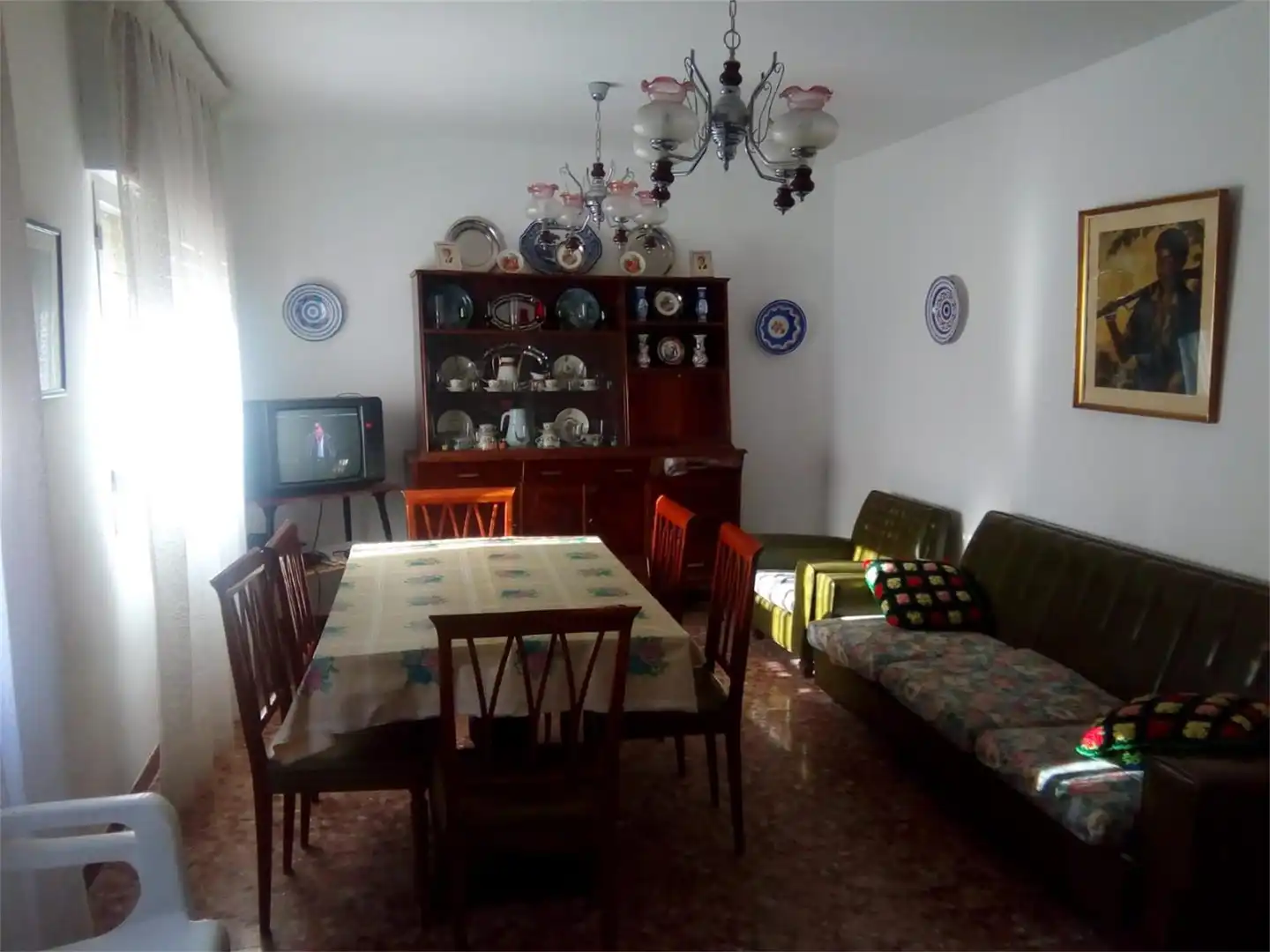 Dining room of Flat for sale in Deleitosa  with Furnished and Balcony