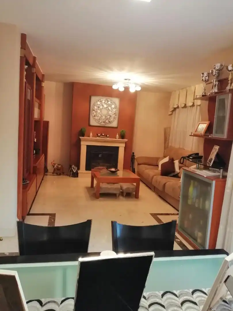 Sala d'estar de Casa o xalet en venda en San Fernando de Henares amb Aire condicionat, Calefacció i Jardí privat