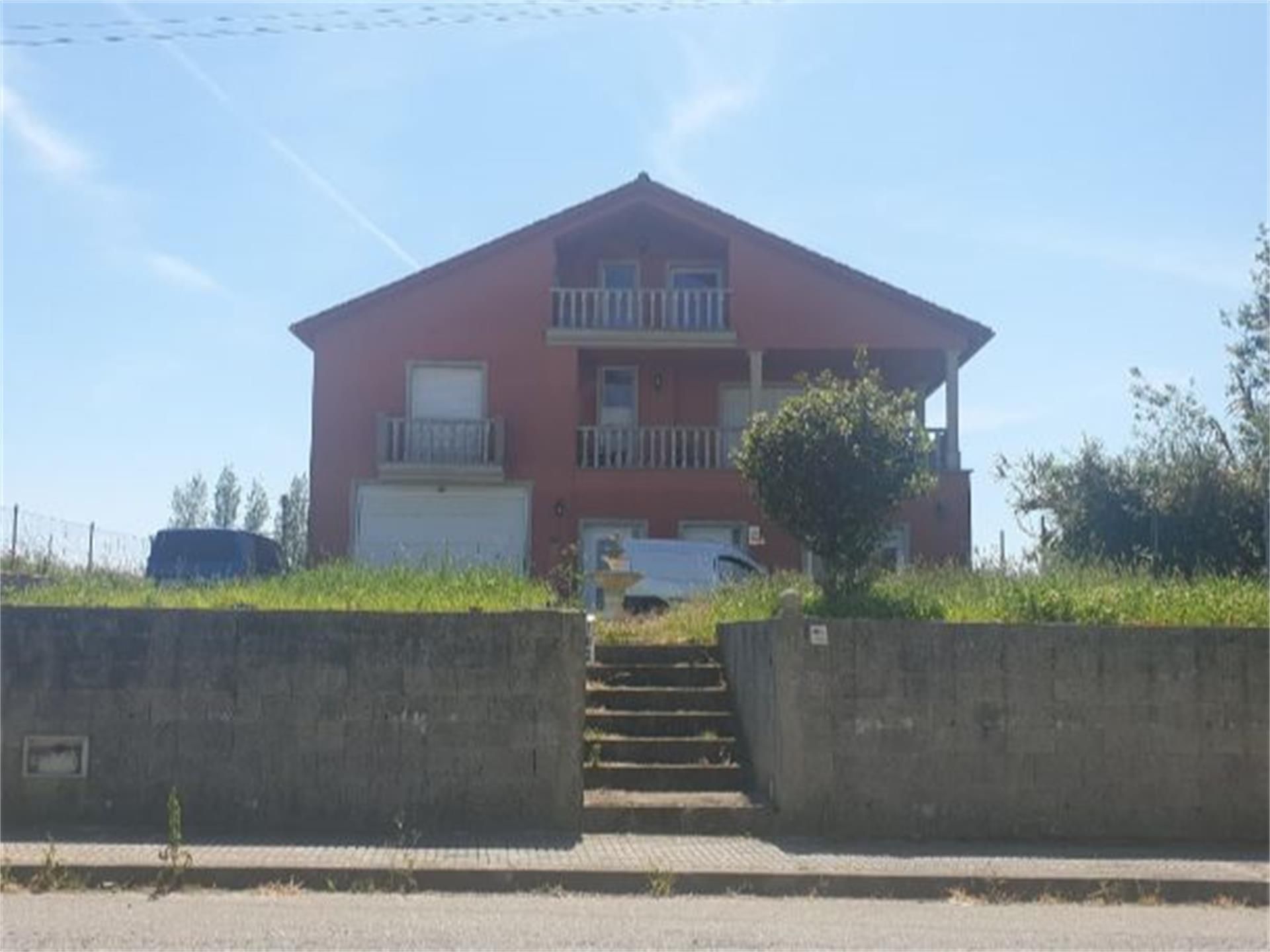 Exterior view of Single-family semi-detached for sale in Boiro  with Heating, Private garden and Parquet flooring