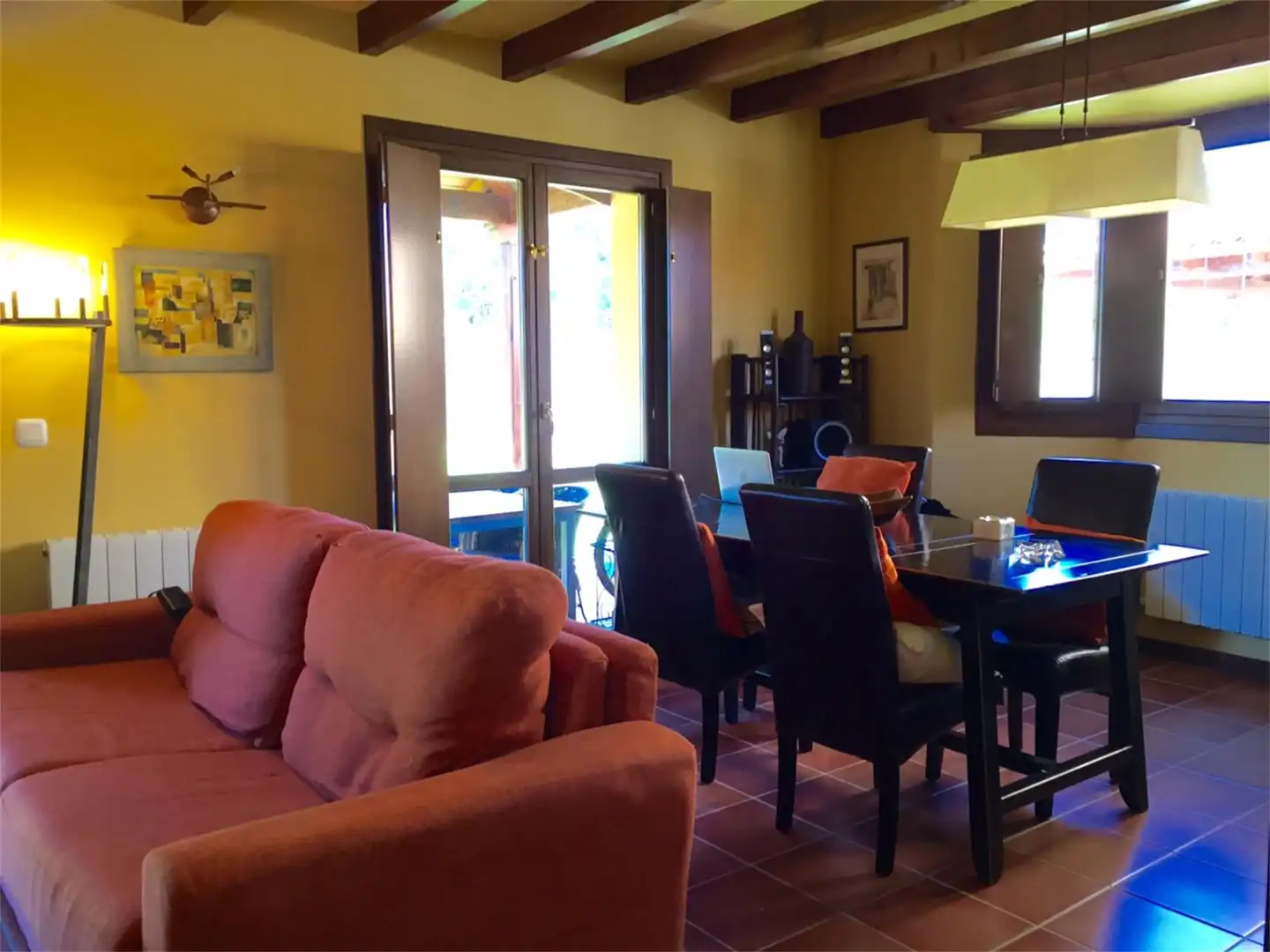 Comedor de Casa o chalet en venta en Valverde de la Virgen con Calefacción, Jardín privado y Parquet