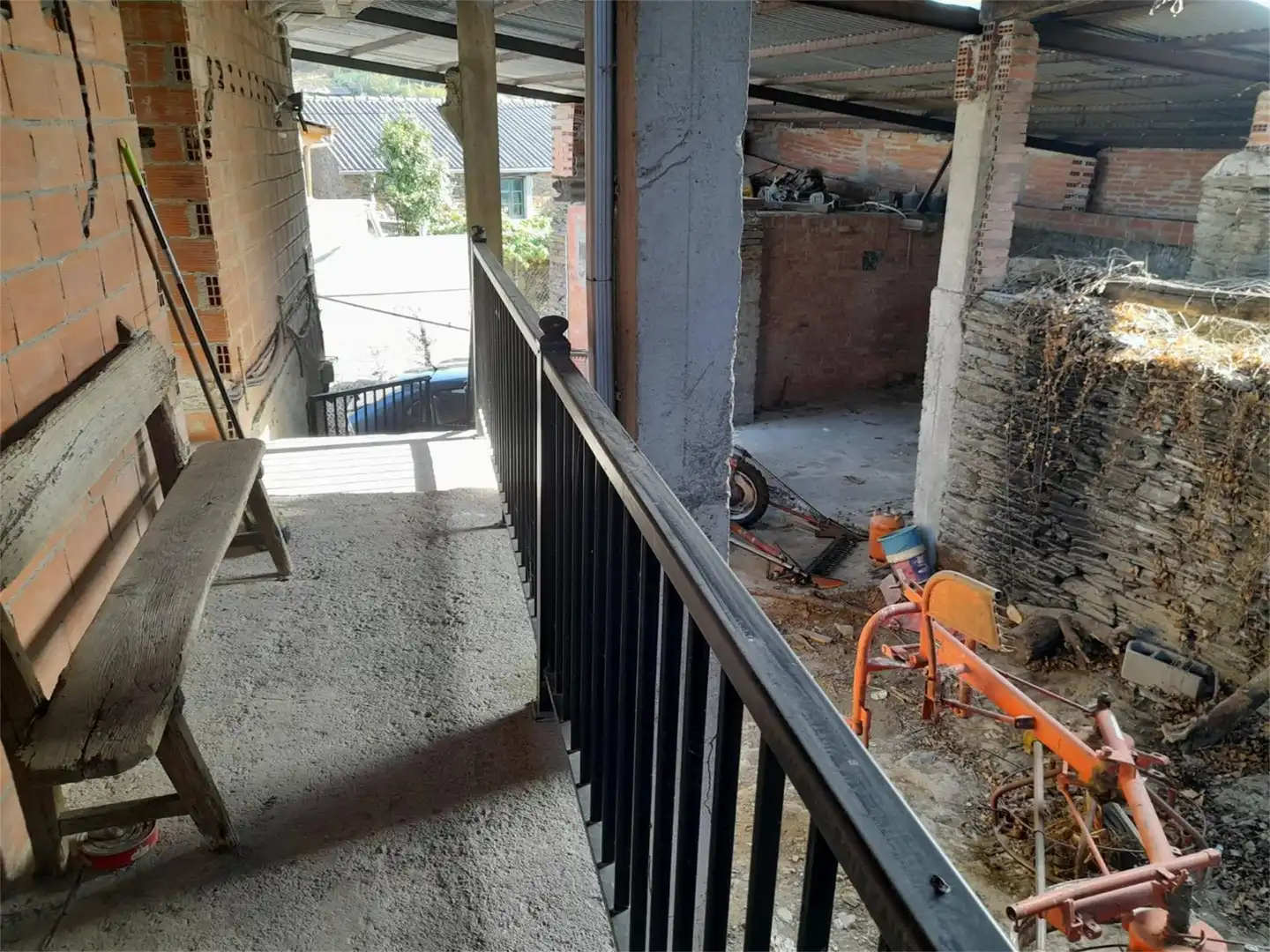 Balcony of Flat for sale in O Incio 