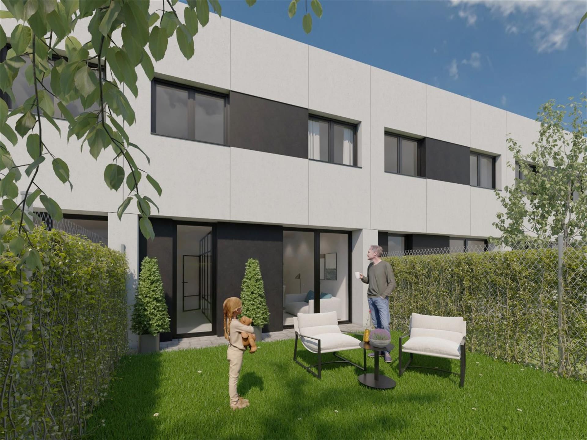 Exterior view of Single-family semi-detached for sale in Burgos Capital