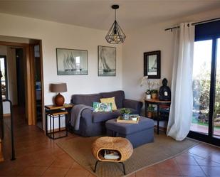 Living room of Single-family semi-detached for sale in La Oliva  with Terrace and Swimming Pool