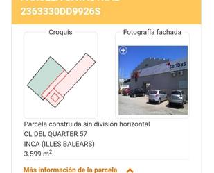 Exterior view of Industrial buildings for sale in Inca