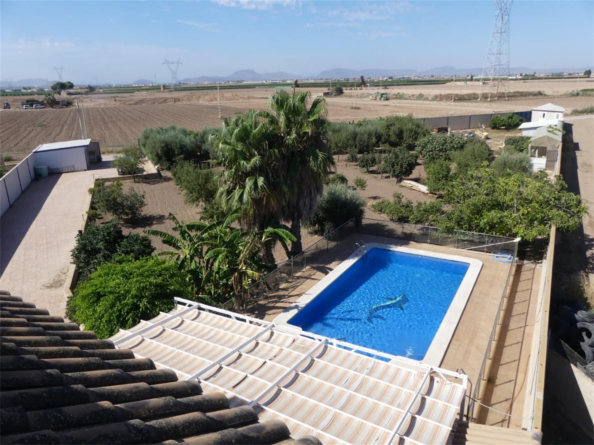 Piscina de Finca rústica en venda en Cartagena amb Aire condicionat, Jardí privat i Terrassa