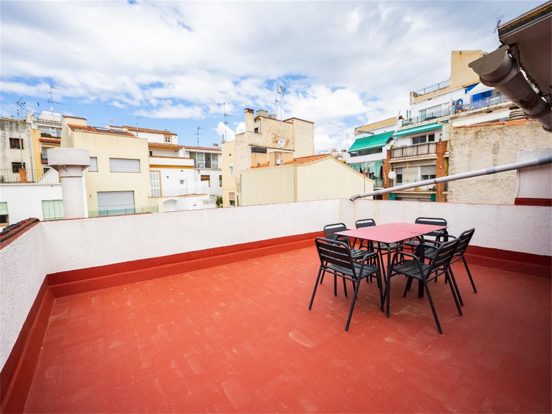 Terrace of Flat to rent in Arenys de Mar  with Air Conditioner, Terrace and Furnished